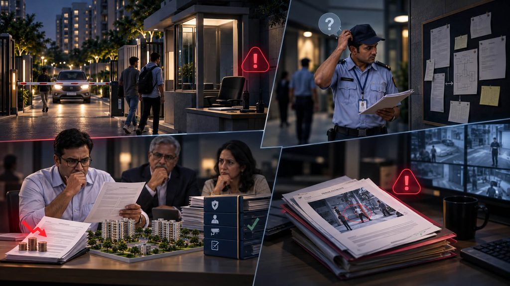 residential-security-service-mistakes-illustrated through-unattended-entry-points-unclear-procedures-cost-focused-decisions-and-neglected-security-monitoring