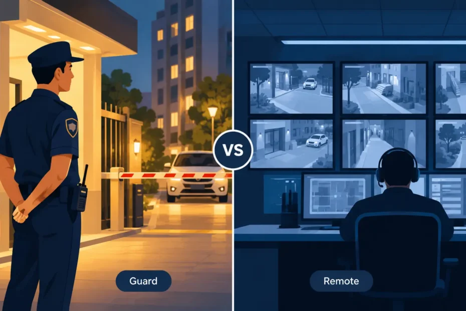 security-guard-vs-remote-monitoring-india